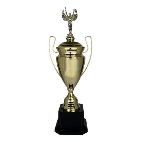 Trofeo de Copa de Metal con Figura Serie M1